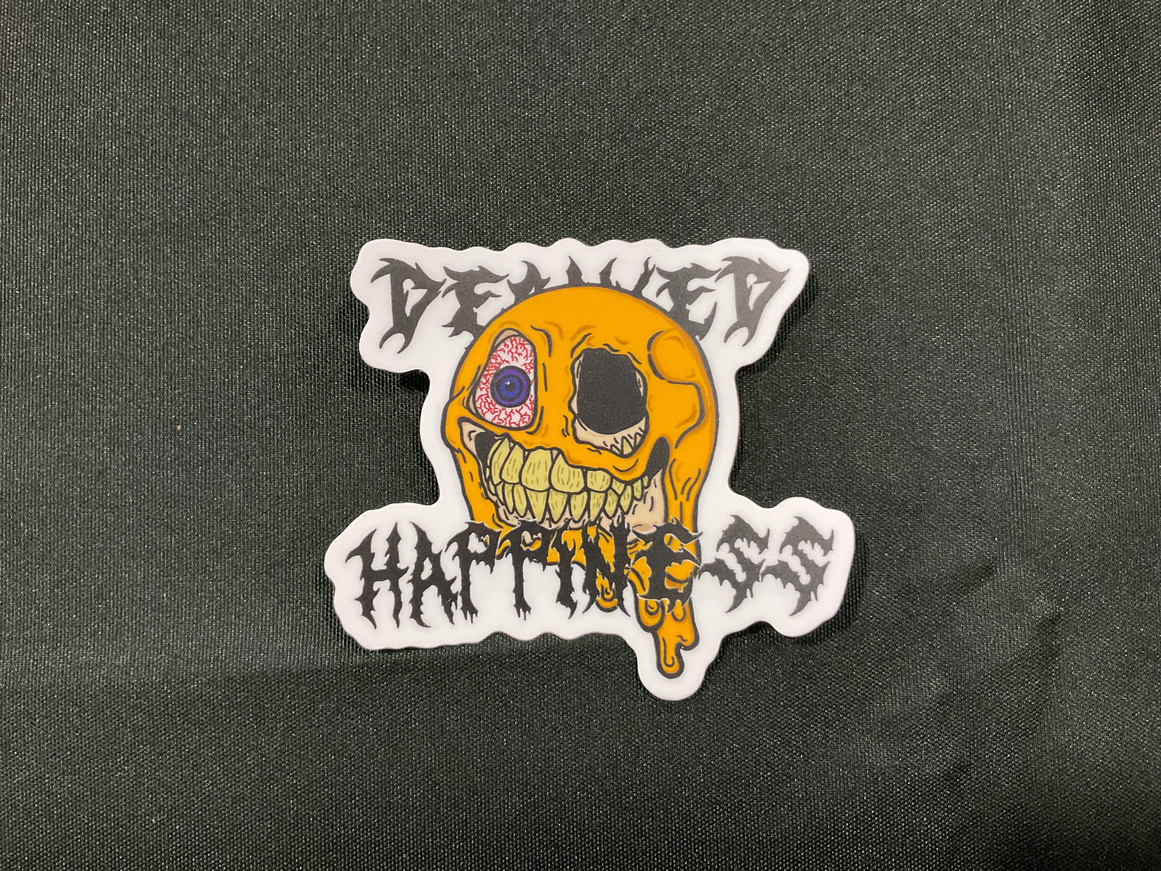 Decayed Happiness Logo - Sticker