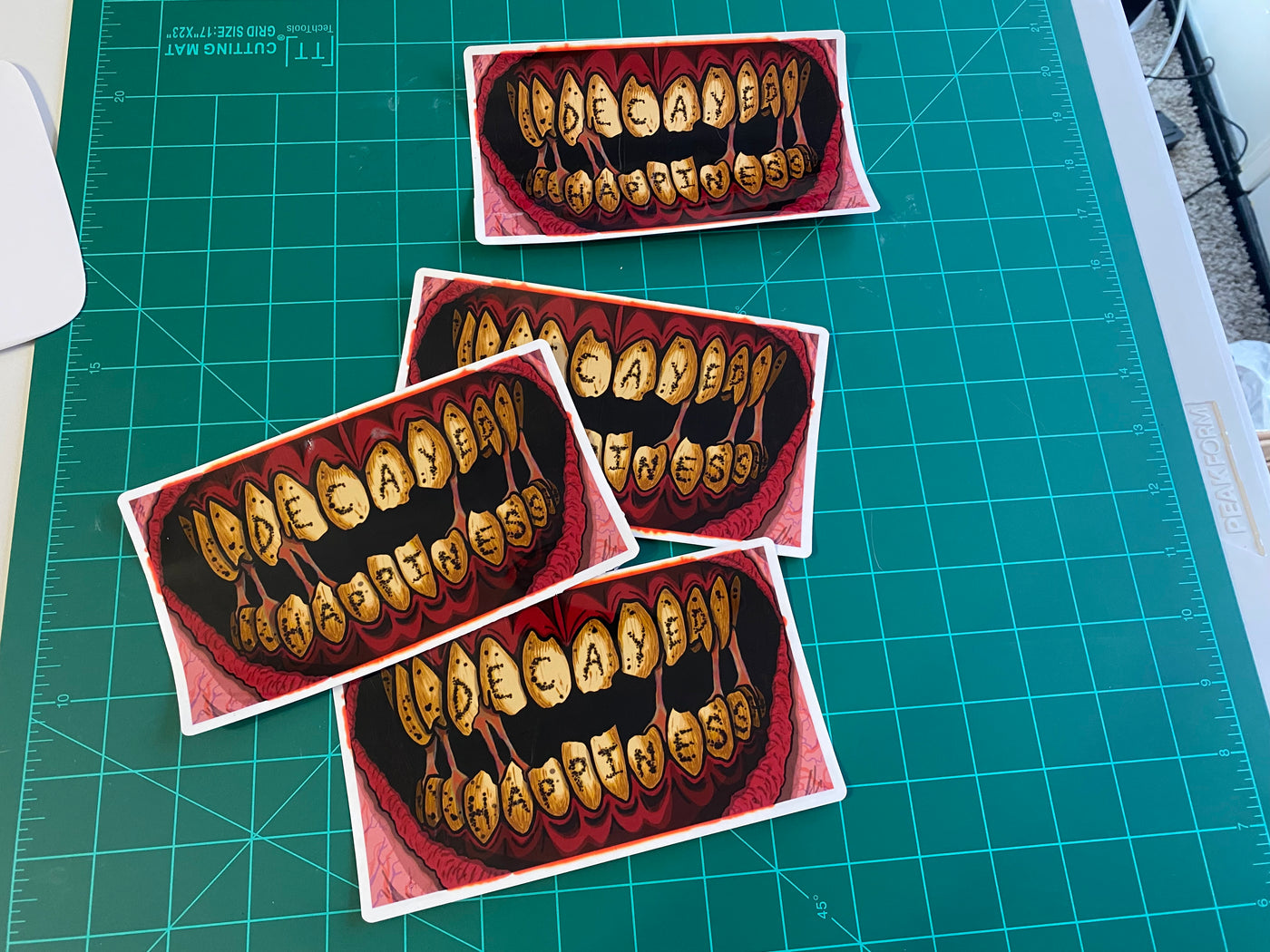 Decayed Teeth Sticker