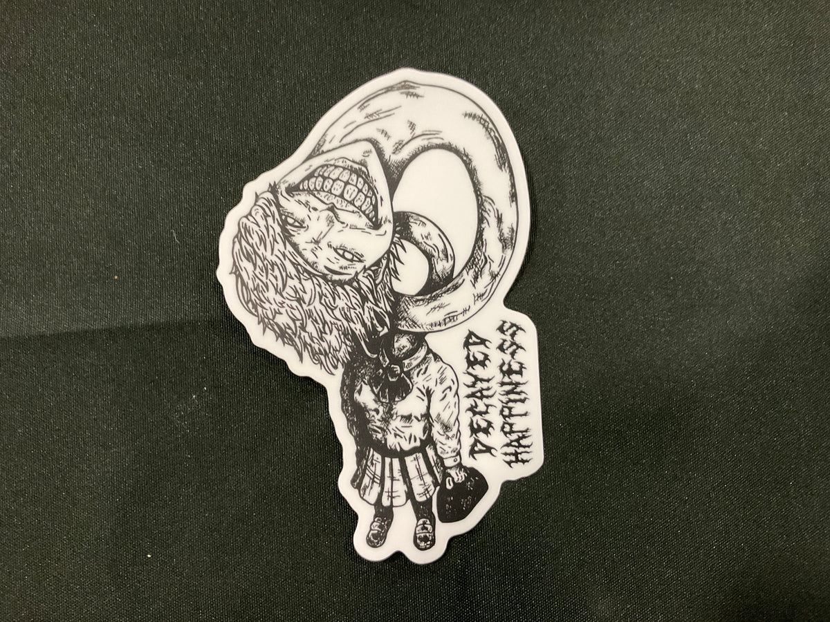 Head Swirl Girl - Sticker
