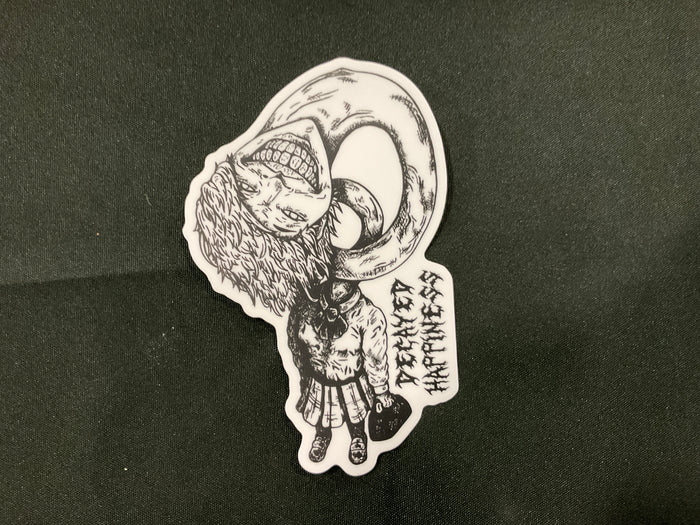 Head Swirl Girl - Sticker