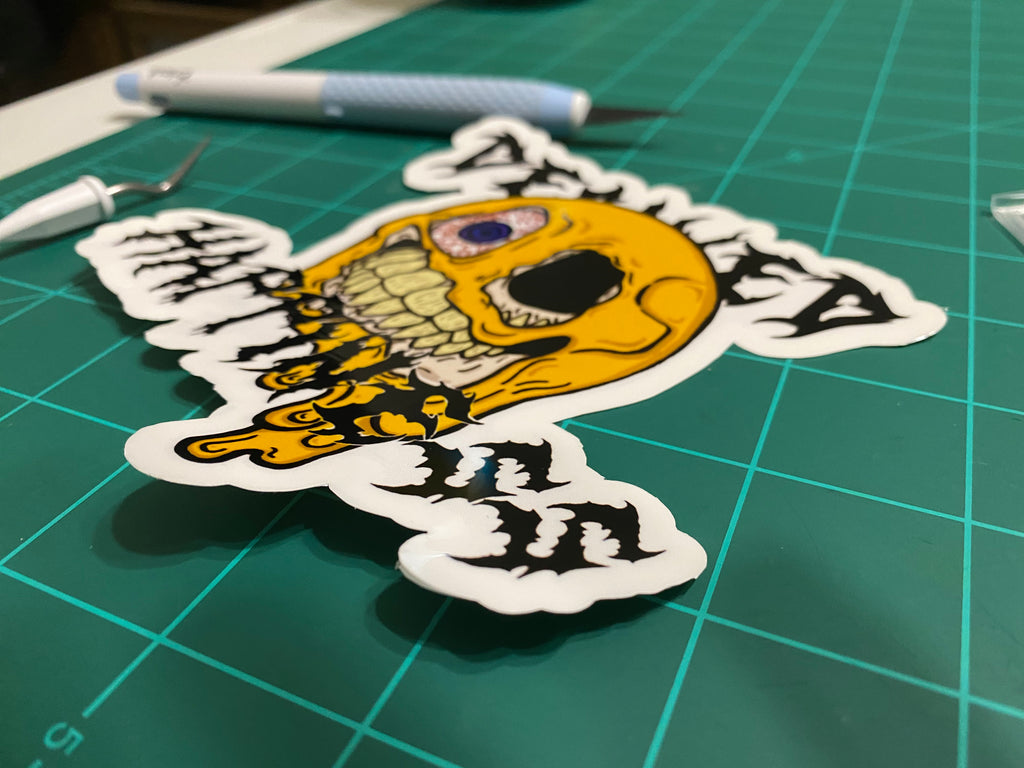 Decayed happiness Logo Sticker