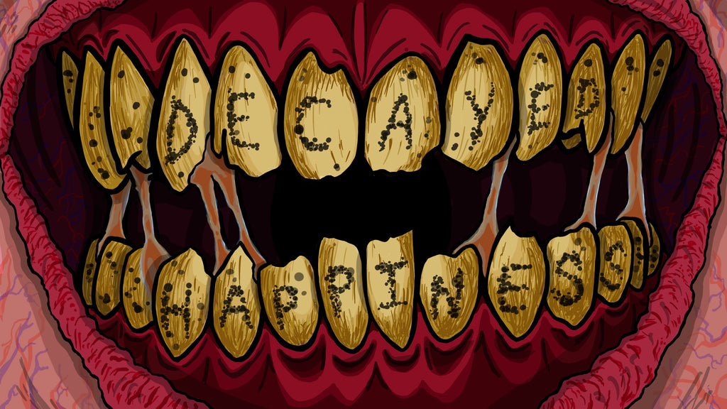 Decayed Teeth Sticker