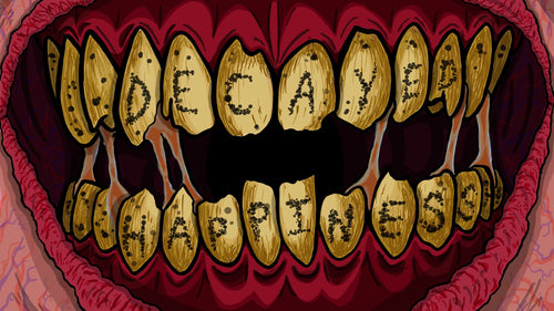 Decayed Teeth Sticker